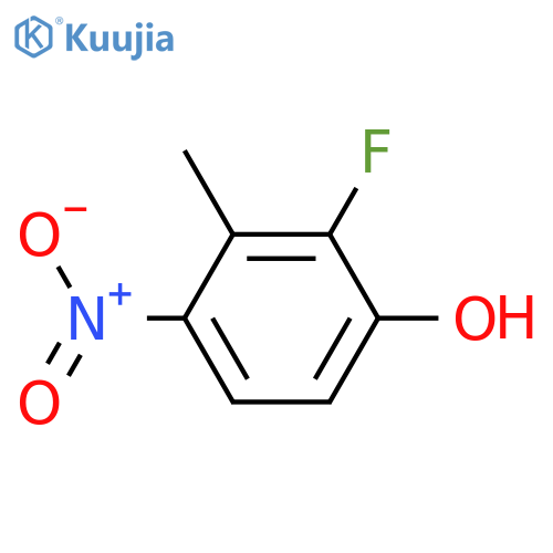 Phenol, 2-fluoro-3-methyl-4-nitro- structure