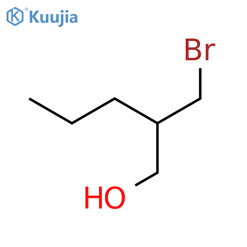1-Pentanol, 2-(bromomethyl)- structure