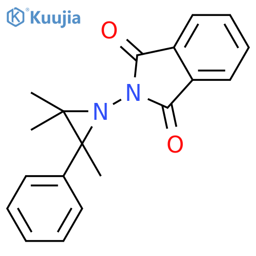 1H-Isoindole-1,3(2H)-dione, 2-(2,2,3-trimethyl-3-phenyl-1-aziridinyl)- structure