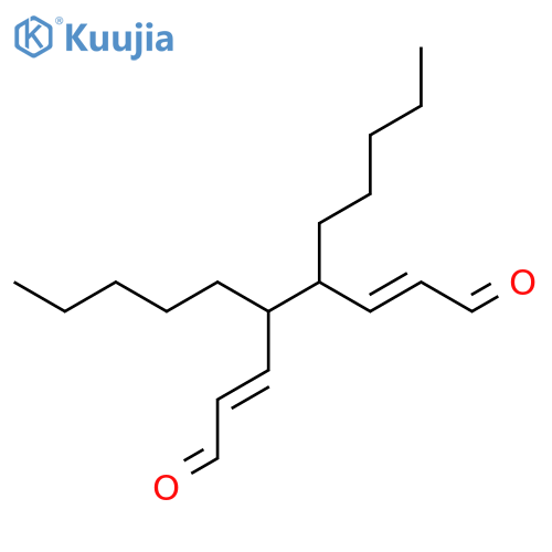 2,6-Octadienedial, 4,5-dipentyl- structure