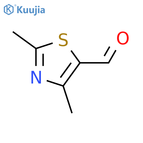 2,4-dimethyl-1,3-thiazole-5-carbaldehyde structure