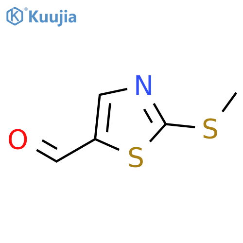 5-Thiazolecarboxaldehyde,2-(methylthio)- structure