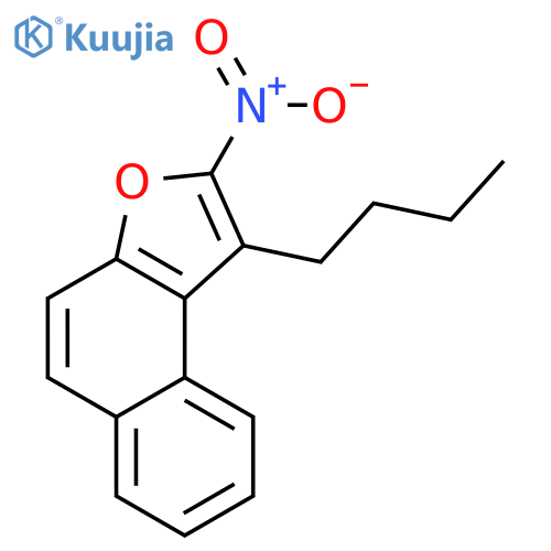 1-butyl-2-nitronaphtho[2,1-b]furan structure