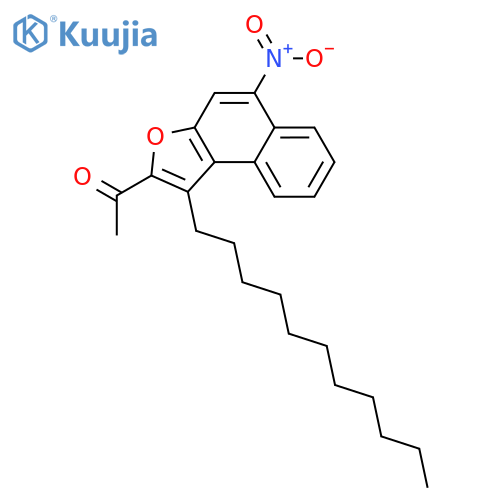 1-(5-nitro-1-undecylnaphtho[2,1-b]furan-2-yl)ethanone structure
