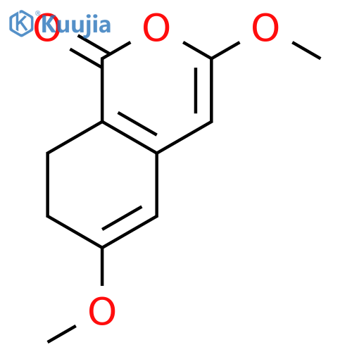 1H-2-Benzopyran-1-one, 7,8-dihydro-3,6-dimethoxy- structure