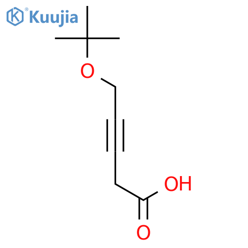 3-Pentynoic acid, 5-(1,1-dimethylethoxy)- structure