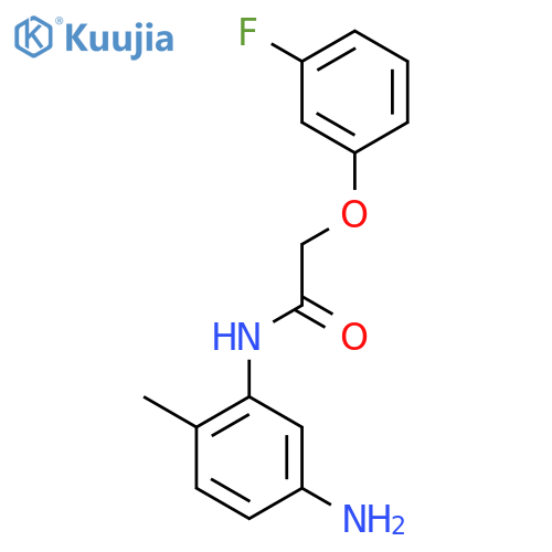N-(5-Amino-2-methylphenyl)-2-(3-fluorophenoxy)-acetamide structure