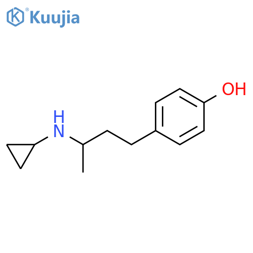 4-3-(cyclopropylamino)butylphenol structure