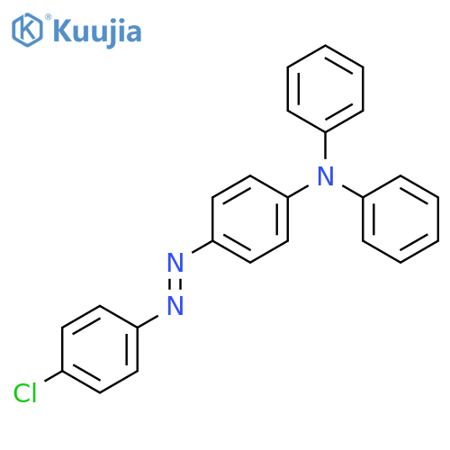 Benzenamine, 4-[(4-chlorophenyl)azo]-N,N-diphenyl- structure