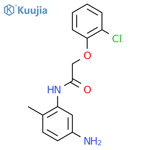 N-(5-Amino-2-methylphenyl)-2-(2-chlorophenoxy)-acetamide structure