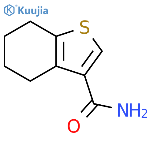 Benzo[b]thiophene-3-carboxamide, 4,5,6,7-tetrahydro- structure