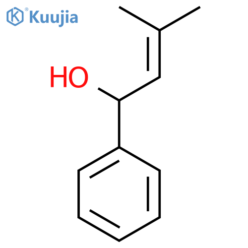 3-Methyl-1-phenyl-2-buten-1-ol structure