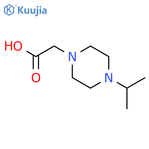 (4-Isopropyl-piperazin-1-yl)-acetic acid structure