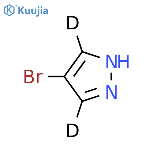 4-Bromo-1H-pyrazole-3,5-d2 structure