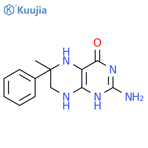 4(1H)-Pteridinone, 2-amino-5,6,7,8-tetrahydro-6-methyl-6-phenyl- structure