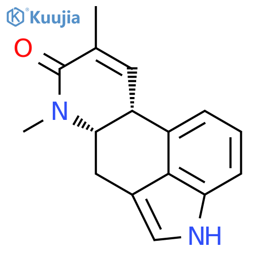 Ergolin-7-one, 8,9-didehydro-6,8-dimethyl-, (5a)- structure