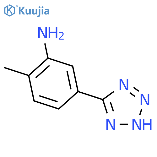 2-Methyl-5-(2H-tetrazol-5-yl)aniline structure