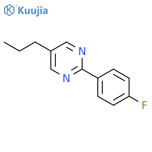 Pyrimidine, 2-(4-fluorophenyl)-5-propyl- structure