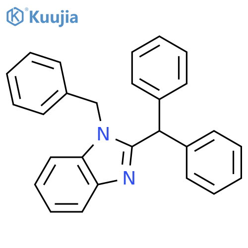 2-Benzhydryl-1-benzyl-1H-benzo[d]imidazole structure