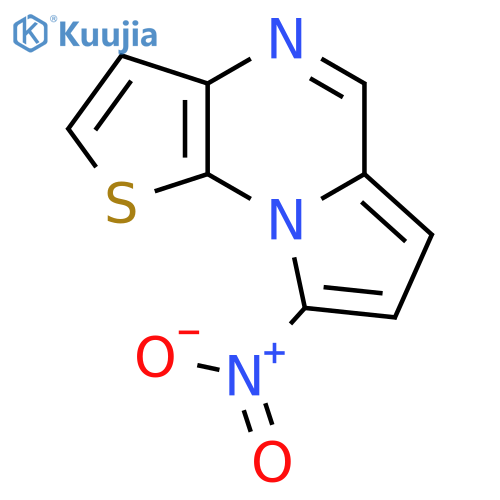 Pyrrolo[1,2-a]thieno[3,2-e]pyrazine, 8-nitro- structure