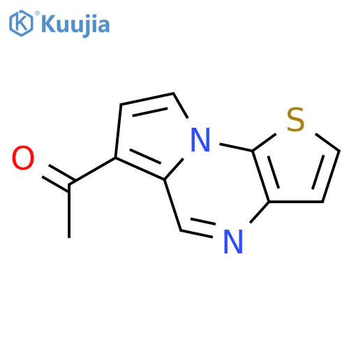 Ethanone, 1-pyrrolo[1,2-a]thieno[3,2-e]pyrazin-6-yl- structure