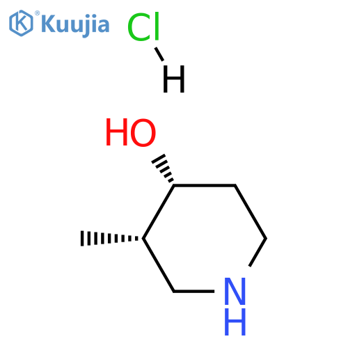 rac-(3R,4S)-3-methylpiperidin-4-ol hydrochloride, cis structure