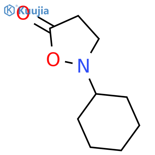 5-Isoxazolidinone, 2-cyclohexyl- structure