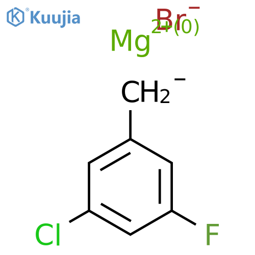 3-Chloro-5-fluorobenzylmagnesium bromide structure