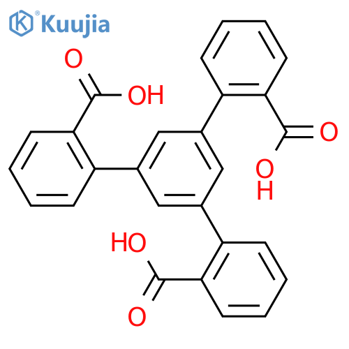 2-[3,5-bis(2-carboxyphenyl)phenyl]benzoic acid structure