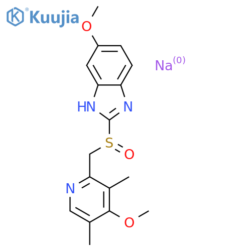 Omeprazole sodium structure