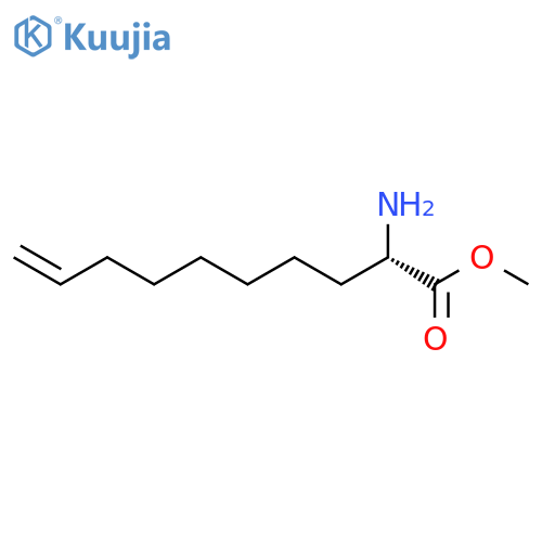 9-Decenoic acid, 2-amino-, methyl ester, (S)- structure