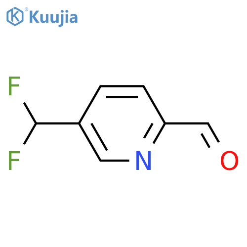 5-(difluoromethyl)pyridine-2-carbaldehyde structure