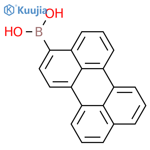 (perylen-3-yl)boronic acid structure