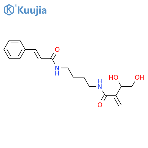 N-Cinnamoylputrescine; (E)-form, N'-(3R,4-Dihydroxy-2-methylenebutanoyl) structure