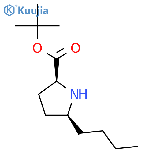L-Proline, 5-butyl-, 1,1-dimethylethyl ester, cis- structure