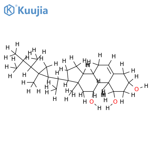 (1alpha,3beta,11alpha)-Gorgost-5-ene-1,3,11-triol structure