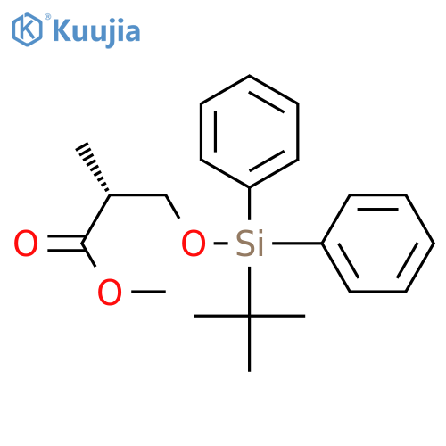 (2S)-3-(1,1-Dimethylethyl)diphenylsilyloxy-2-methylpropanoic Acid Methyl Ester structure