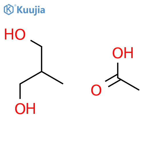 1,3-Propanediol, 2-methyl-, monoacetate, (±)- structure