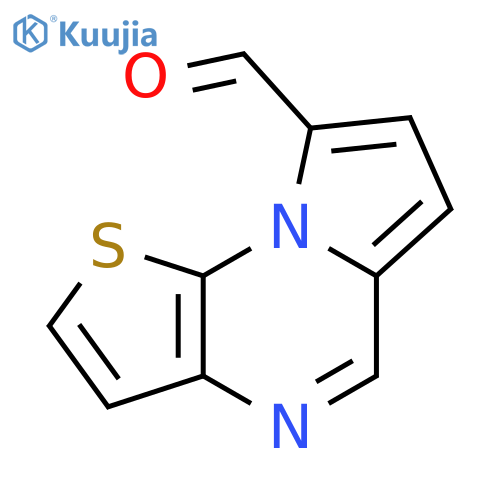 Pyrrolo[1,2-a]thieno[3,2-e]pyrazine-8-carboxaldehyde structure