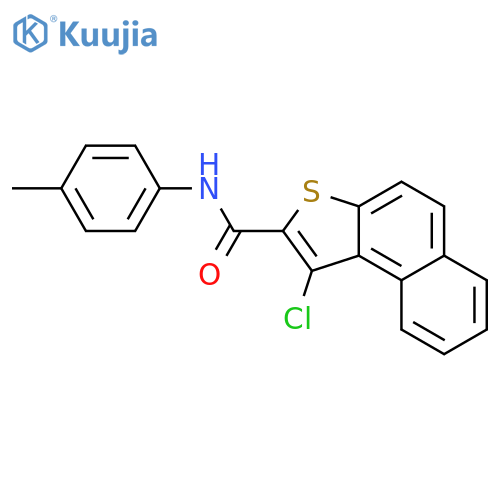 Naphtho[2,1-b]thiophene-2-carboxamide, 1-chloro-N-(4-methylphenyl)- structure