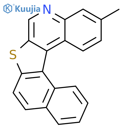 Naphtho[1',2':4,5]thieno[2,3-c]quinoline, 3-methyl- structure