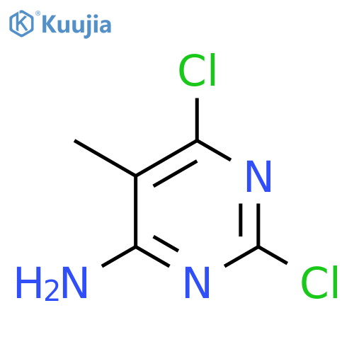 2,6-Dichloro-5-methylpyrimidin-4-amine structure