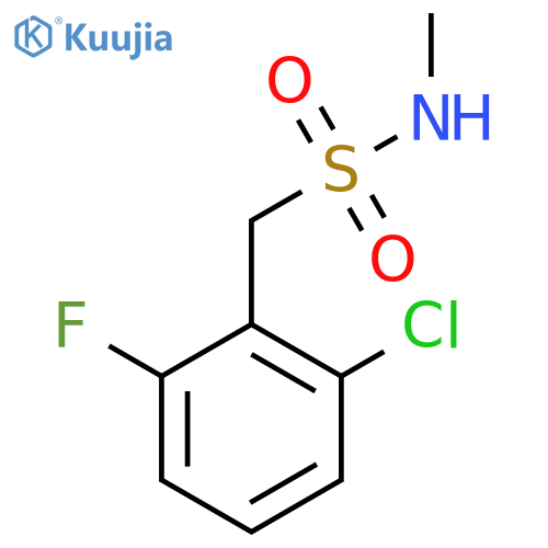 1-(2-Chloro-6-fluorophenyl)-N-methylmethanesulfonamide structure