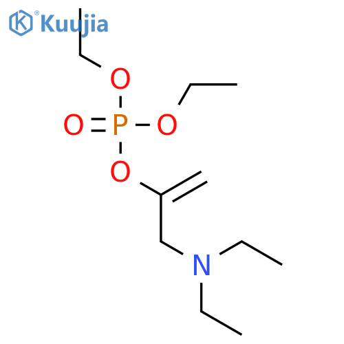 Phosphoric acid, 1-[(diethylamino)methyl]ethenyl diethyl ester structure