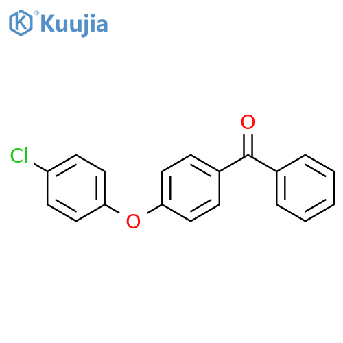 Methanone, [4-(4-chlorophenoxy)phenyl]phenyl- structure