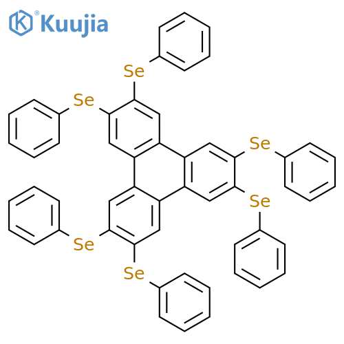 2,3,6,7,10,11-Hexakis(phenylselanyl)triphenylene structure