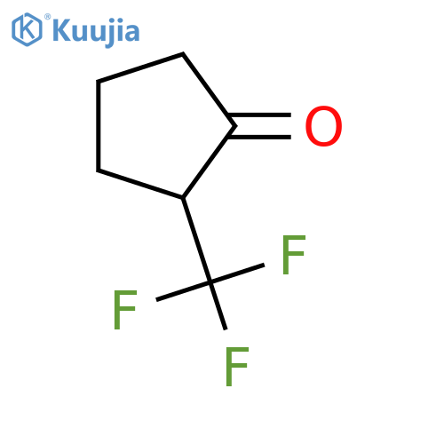 2-(trifluoromethyl)cyclopentan-1-one structure