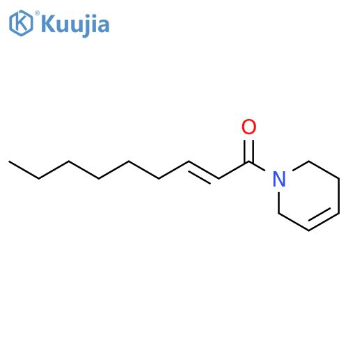 Pyridine, 1,2,3,6-tetrahydro-1-(1-oxo-2-nonenyl)- structure