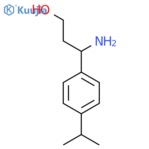 3-AMINO-3-(4-ISOPROPYL-PHENYL)-PROPAN-1-OL structure