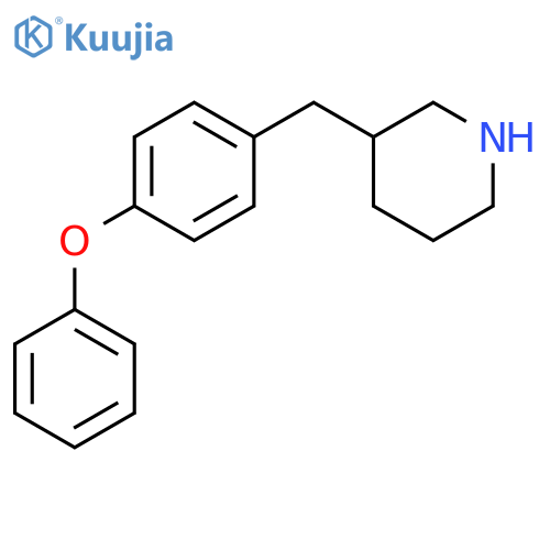 3-(4-phenoxyphenyl)methylpiperidine structure